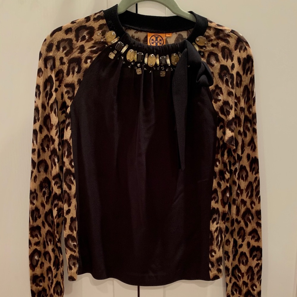 Tory Burch Leopard Shirt
